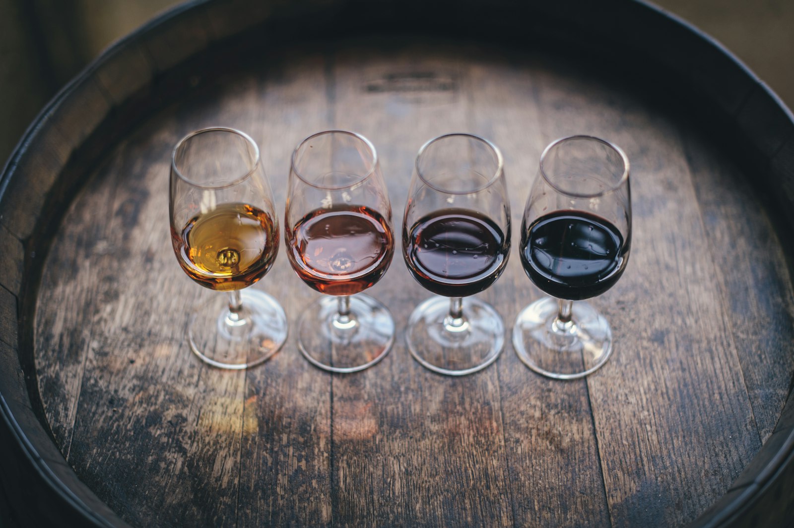 A glass of dark red Malbec wine
